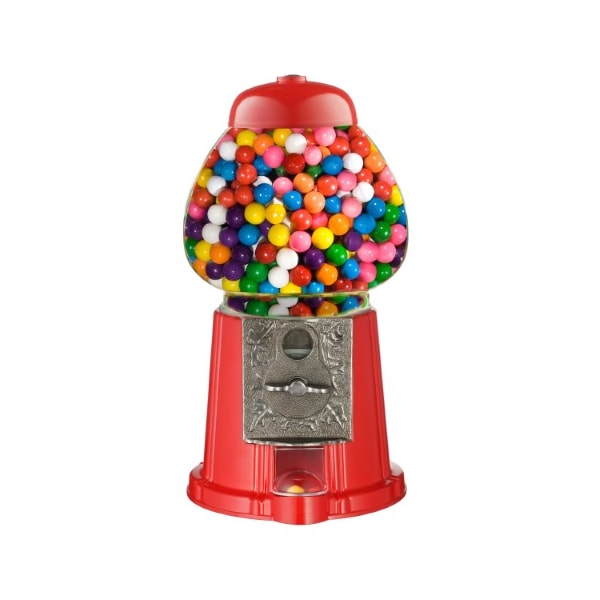 Great Northern Popcorn 6265 Great Northern 15" Old Fashioned Vintage Candy Gumball Machine Bank - Everyone Loves Gumballs! 417915NIF - main